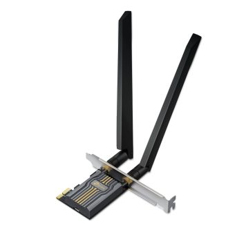 TP-Link BE6500 Archer TBE400E bežični Tri-Band Wi-Fi 7, BT5.4 PCI-E adapter, 2880Mbps/2880Mbps/688Mbps (2.4GHz/5GHz/6GHz), MLO, 2×antene