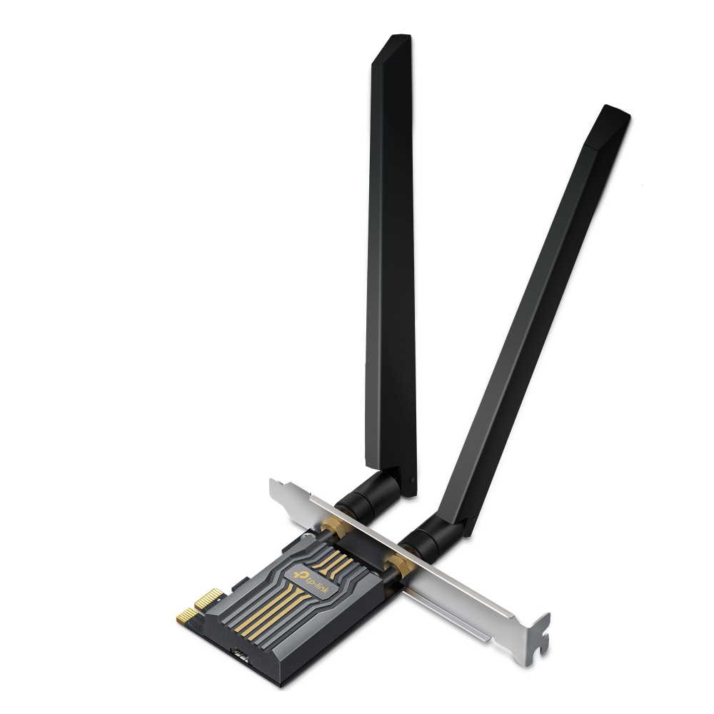 TP-Link BE6500 Archer TBE400E bežični Tri-Band Wi-Fi 7, BT5.4 PCI-E adapter, 2880Mbps/2880Mbps/688Mbps (2.4GHz/5GHz/6GHz), MLO, 2×antene