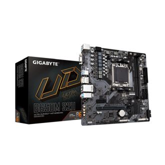 Gigabyte B650M S2H, S.AM5, 2×DDR5/ 6400 MHz(OC), PCIe 4.0, D-SUB/HDMI/DP,  mATX