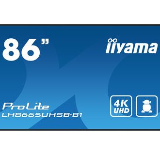 IIYAMA 86″ LH8665UHSB-B1 4K UHD (3840×2160) IPS Signage 24/7, 800 cd/m2, 1200:1, Android OS, E-Share, iiSignage2