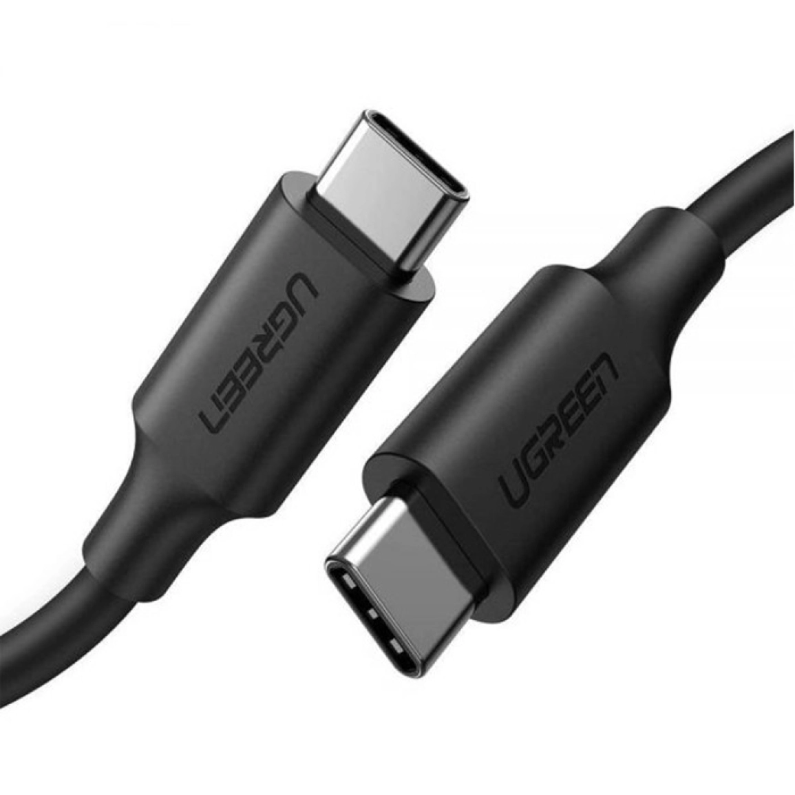 UGREEN kabel, USB C 2.0 (M) na USB C 2.0 (M), 3A, crni, 1m