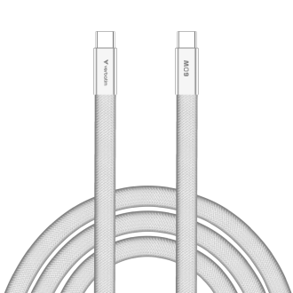 Verbatim Sync & Charge SoftTouch kabel USB-C na USB-C, M/M, 60W PD3.0, bijeli, 1.2m