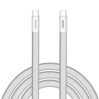 Verbatim Sync & Charge SoftTouch kabel USB-C na USB-C, M/M, 100W PD3.0, bijeli, 1.2m