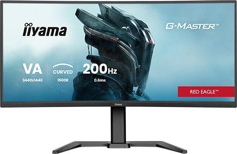 IIYAMA 34″ GCB3484WQSU-B2 UWQHD (3440×1440) VA Curved 1500R 21:9, HDR400, 200Hz, 450 cd/m2, 4000:1, 0.6ms, 2×HDMI/DP, 2×USB-A/2×USB-C, PiP, DUAL MODE, zvučnici